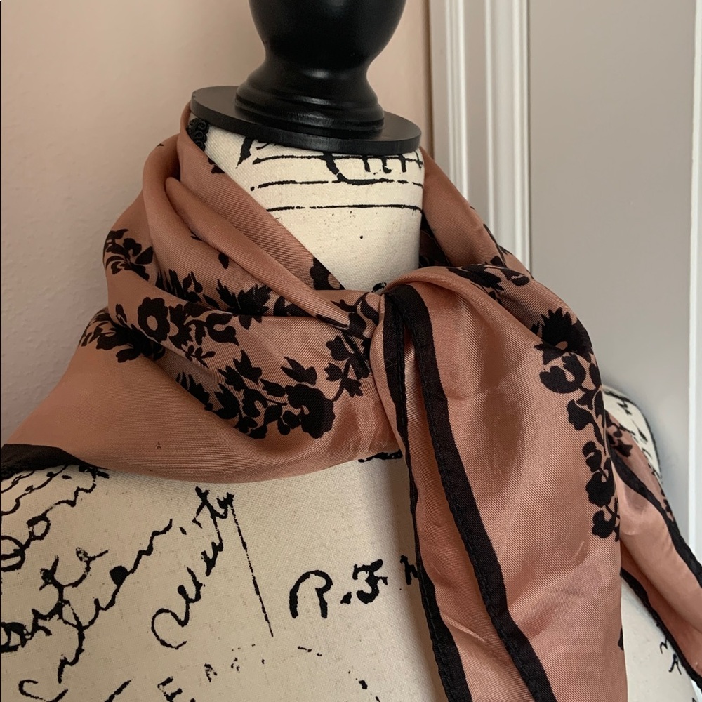 Vintage twill square scarf